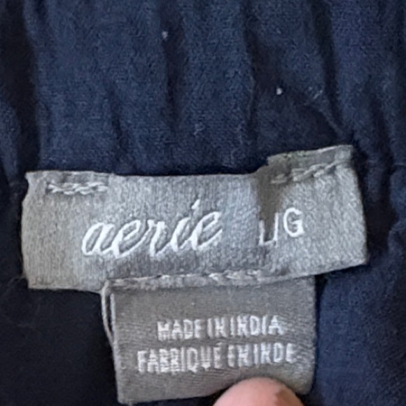 Aerie Vibrant Blue and Orange Patterned Maxi Dress - Picture 2 of 7